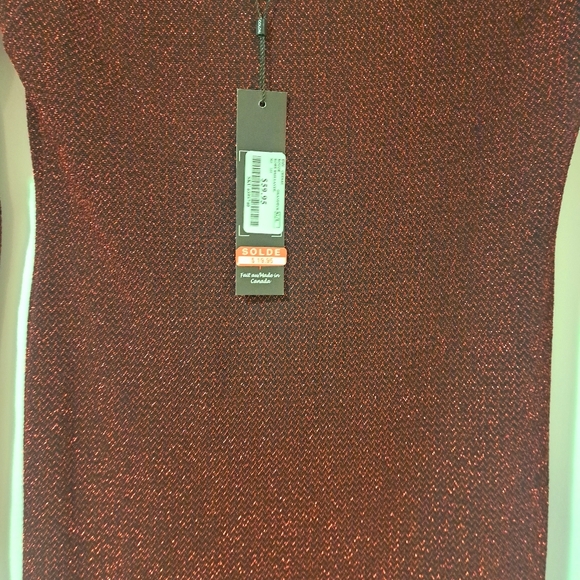 Cherry Red Short Tight Dress L Colori Brand (Canada) - Picture 2 of 4